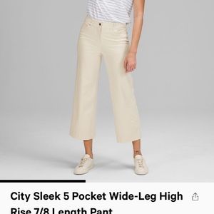 Lululemon city sleek wide leg pant